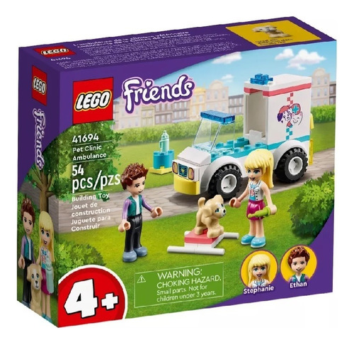 Lego 41694 Friends Ambulancia De La Clínica De Mascotas