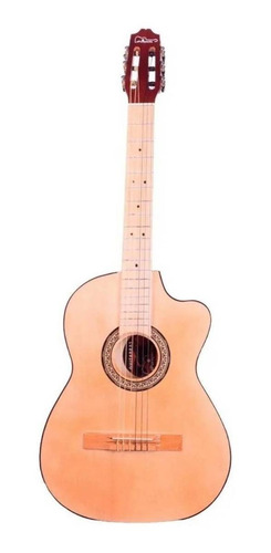 Imagen 2 de 3 de Guitarra clásica La Purepecha GCV café chocolate