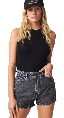 Short Billabong Mom Black Short 12137320j Mujer