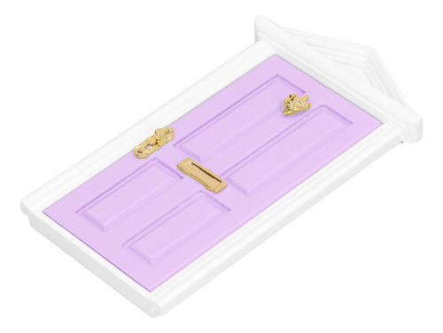 Mini Puerta De Madera Con Forma De Hada, Tamaño 1:12 En Form