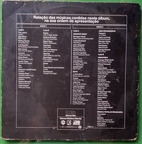 Lp Wea 1976 Average White Band Joni Mitchell Foghat Eagles (Usado)