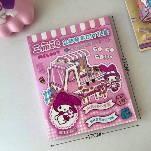 Set Armable Cafeteria Diy Kuromi Y My Melody Sanrio