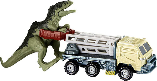 Transporte De Dinosaurios Vehículo Y Mini Dinosaurios A Pa