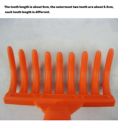 Pala De Plástico Multiusos Olive Rake Heads De 9 Dientes