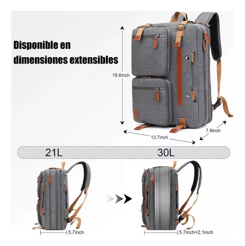 Mochila De Computadora Bolsa De Viaje Multifuncional