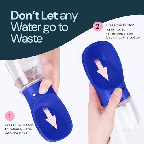 Botella De Agua Para Perros Ligera Y A Prueba De Fugas