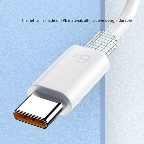Y 6a Usb Con Cable Tipo C 66w Usb 3.0 Cable Carga Rápida