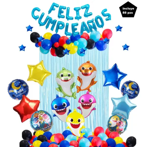 Letrero ¨Feliz Cumpleaños¨Baby Shark