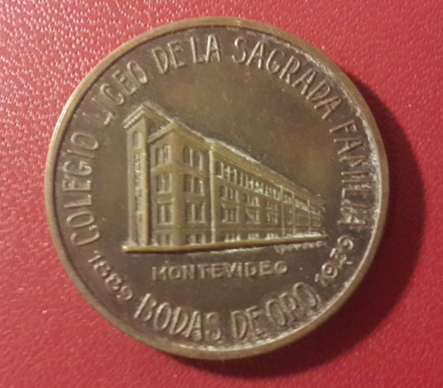 Medalla Colegio Y Liceo Sagrada Familia 1939, Ne068