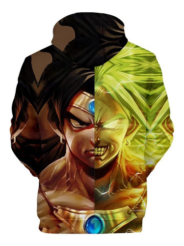 Sudadera Guapo Patrón Dragon Ball Broly Fit Saiyan | Meses sin intereses Sudadera Guapo Patrón Dragon Ball Broly Fit Saiyan | Meses sin intereses