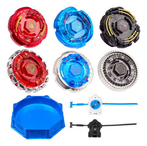 Beyblade Metal 6 Piezas Juguetes De Batalla Trompos