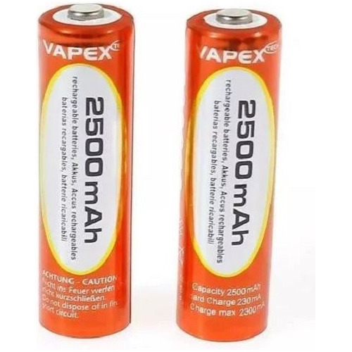 Pila Recargable Aa 2500mah Ni-mh Vapex Blister X 2 Unidades