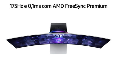 Monitor Gamer Samsung con pantalla de 34" 175Hz 220V y resolución WQHD