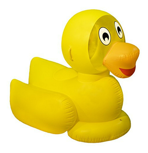 Gigante Patito Inflable Ride-on.