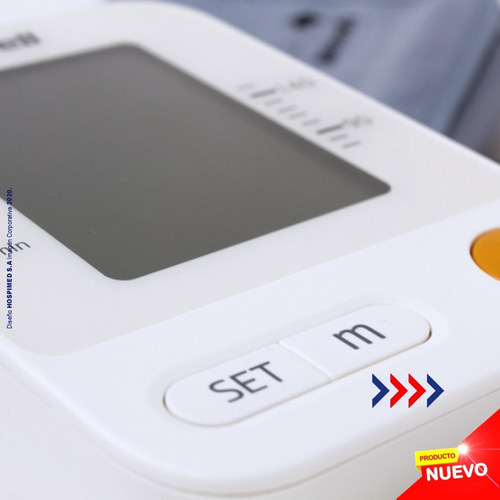Imagen 3 de 9 de Tensiómetro De Brazo Digital - Inflado Automatico