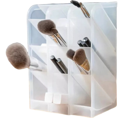 Organizador Accesorios Lapices Maquillaje Con Cubículos