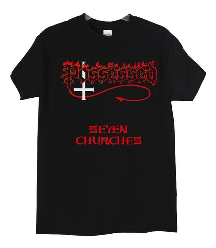 Polera Possessed Seven Churches Metal Abominatron