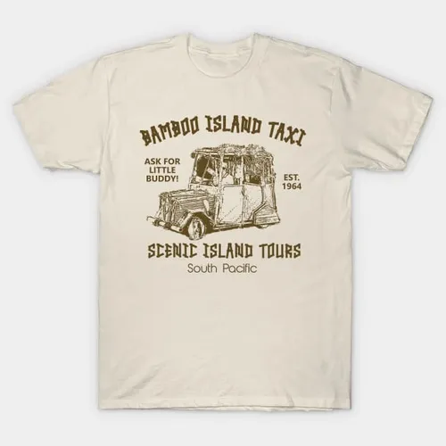 Remera Bamboo Island Taxi De La Isla De Gilligan