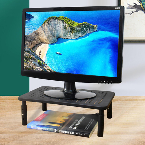 Suporte Compatível Com Monitor Com 3 Altura Ajustável Mesa