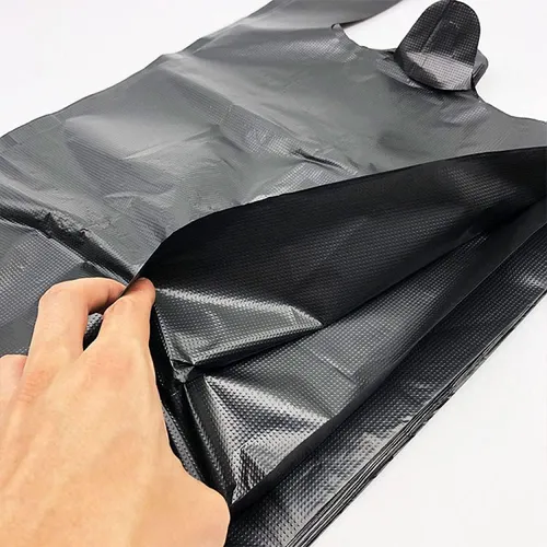 100 Bolsas Plásticas Camiseta 90x70cm Negra Basura 17 Micras