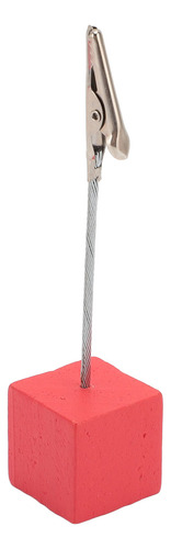 Tarjetero De Mesa, 10 Unidades, Números, Bloque De Madera, S
