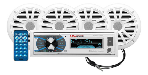 Estéreo Marino Boss Audio Systems, Estereo Y 4 Parlantes