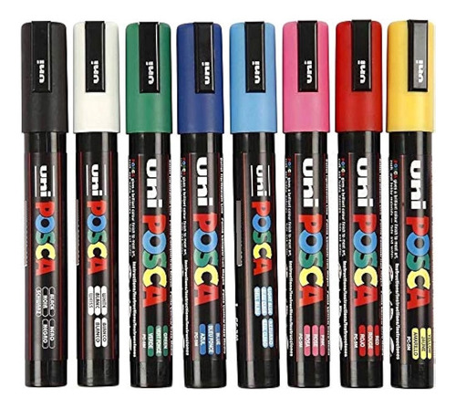 Uni-ball Posca Pc-5 m [8 pen Set] Incluye 1 de