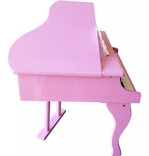 Mini Piano Infantil de Cauda Turbinho 30 Vermelho - Mundomax