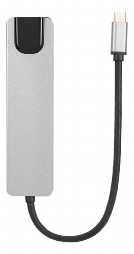 Expansor Usb Tipo C, Hub 6 En 1, Base De Expansión Multifunc