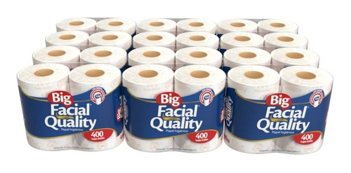 Papel Higiénico Facial Quality Big Con 12 Paquetes De 4p C/u