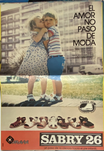 Lámina, Publicidad Calzado, Antiguo Poster Mundocolor, Cr8