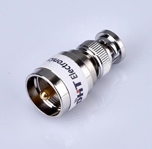 Varon Coaxial Adaptador Bnc Rf Conector Macho Pl-259 Uhf