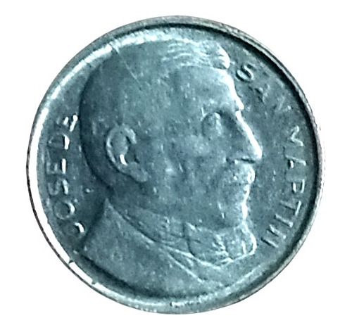 Argentina Moneda De 5 Cvos. 1950 Imágen San Martín Anciano