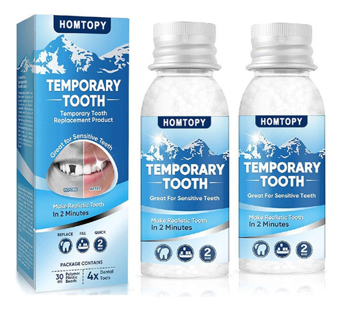 Conjunto De Gel De Dente Moldável, 2 Peças De Maquiagem De F