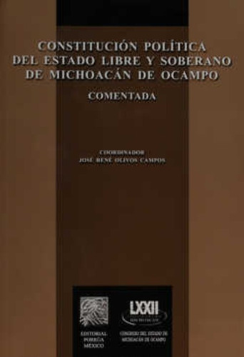 Constitución Política Del Estado Libre Y Soberano De Michoac