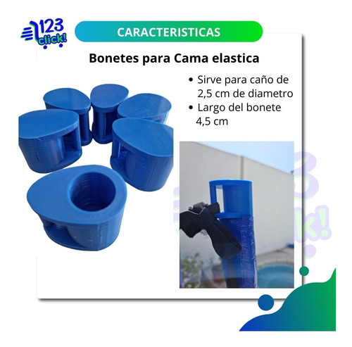 Imagen 3 de 7 de Bonete Bonetes Sombrerito Para Cama Elástica Resistentes