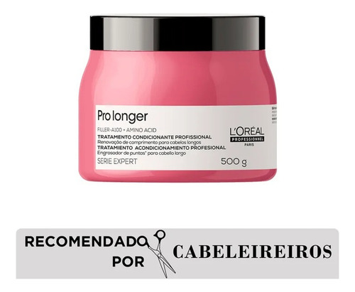 Kit L'oréal Pro Longer - Shamp 750ml + Másc 500g
