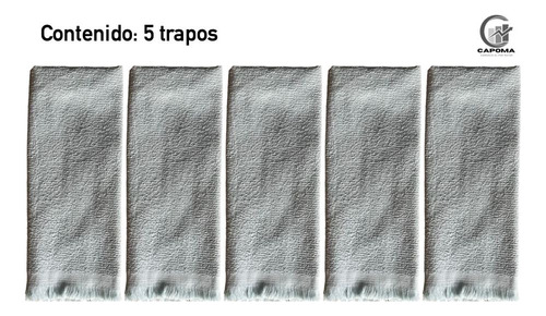 5 Trapos Cocina Secadores Toalla De Cocina Paño 100%algodón
