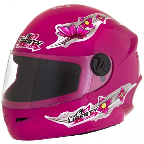 Capacete Infantil Pro Tork New Liberty Four Kids  54 Rosa