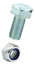 Comprar Parafuso Sextavado 1u002F4 X 1 Unc Com Porca Trava Pacote 50pçs