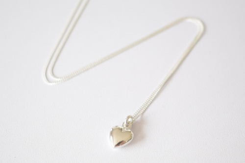 Cadenita C/ Dije De Corazon Pequeño - Plata Italiana 925