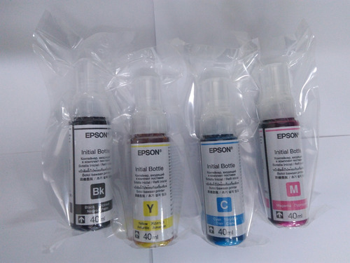 Kit Refil Tinta Original Epson T664 L120 /l380  4 Cores