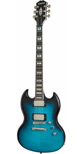 Guitarra EpiPhone Sg Prophecy Blue Tiger Aged Gloss