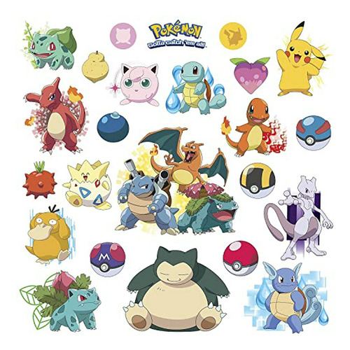 Adhesivos De Pared Pokémon Icons.