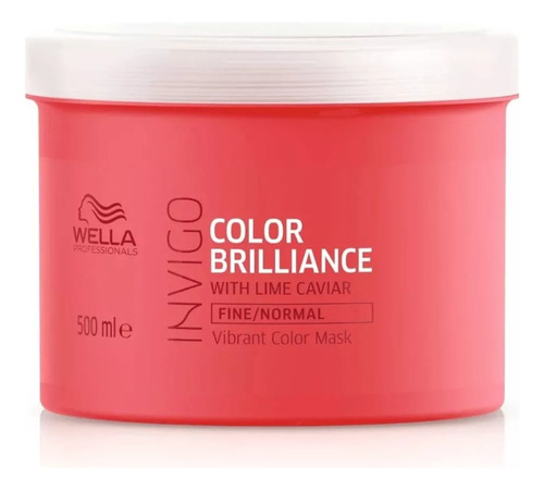 Máscara  Wella  Invigo Color Brilliance  500ml Nutrición Pro