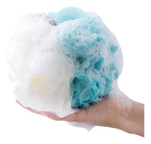 3 Pcs Large Bi-colour Shower Balls Colourful Pe Soft