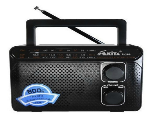 Radios Portátil Am/fm - Batería O Corriente Akita - Sertel