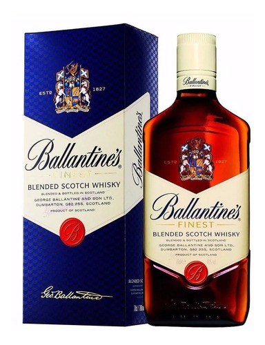 Ballantine's Finest Whisky Escocés Botella 1 Litro + Estuche