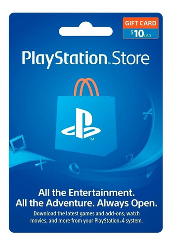 Imagen 2 de 4 de Tarjeta Psn 10 Usd Gift Card Ps4 Argentina Entrega Inmediata