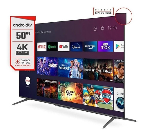 Imagen 2 de 3 de Smart TV Hitachi CDH-LE504KSMART22 LED 4K 50" 100V/240V